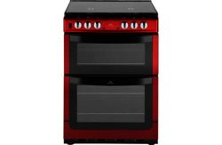 New World 601DFDOL Double Dual Fuel Cooker - Red.